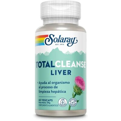 Suplemento para limpeza do fígado Solaray - Total Cleanse - Cápsulas Vegetarianas Suplemento para limpeza do fígado Solaray - Total Cleanse - Cápsulas Vegetarianas