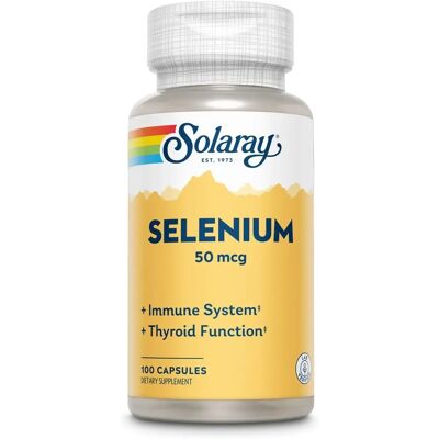 Solaray Selênio 100 cápsulas - Suplemento Alimentar Solaray Selênio 100 cápsulas - Suplemento Alimentar