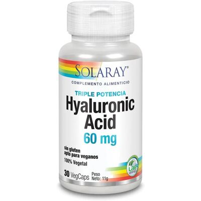 Solaray Acido Ialuronico 60mg - Integratore per pelle e articolazioni Solaray Acido Ialuronico 60mg - Integratore per pelle e articolazioni