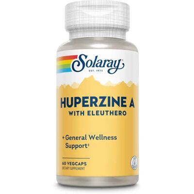 Solaray Huperzine A 60 capsule vegetali - Integratore alimentare Solaray Huperzine A 60 capsule vegetali - Integratore alimentare