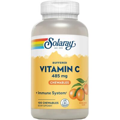 Solaray Vitamin C 500mg Orangen Kautabletten - Nahrungsergänzung Solaray Vitamin C 500mg Orangen Kautabletten - Nahrungsergänzung