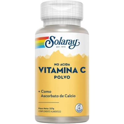 Solaray Vitamin C Kristallines Nicht-Säure Pulver Solaray Vitamin C Kristallines Nicht-Säure Pulver