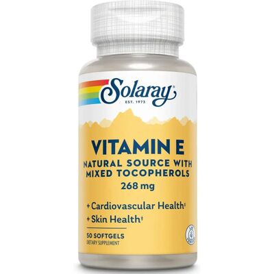 Vitamina E Solaray 400 UI - Antiossidante - 50 Capsule Vitamina E Solaray 400 UI - Antiossidante - 50 Capsule