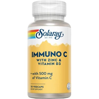 Solaray Immuno C Zink D3 - Nahrungsergänzungsmittel Solaray Immuno C Zink D3 - Nahrungsergänzungsmittel