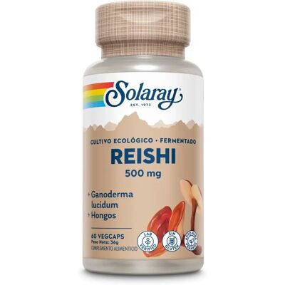 Solaray Reishi Fermenté 500 Mg - Complément alimentaire - Publicité Solaray Reishi Fermenté 500 Mg - Complément alimentaire - Publicité