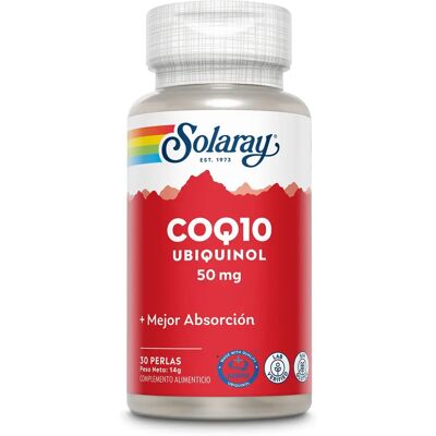 Solaray CoQ10 Ubiquinol 100 Mg - Suplemento Alimentar Solaray CoQ10 Ubiquinol 100 Mg - Suplemento Alimentar