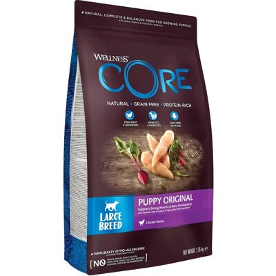 Wellness Core Grote Ras Puppy Voeding - Graanvrij Kip & Kalkoen Wellness Core Grote Ras Puppy Voeding - Graanvrij Kip & Kalkoen
