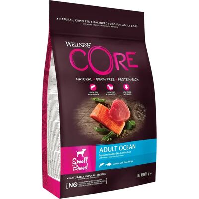 Wellness Core Small Breed Ocean Fish Salmon Grain Free Dog Food - 5kg Wellness Core Small Breed Ocean Fish Salmon Grain Free Dog Food - 5kg