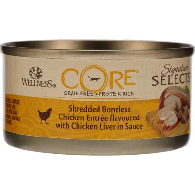 Wellness Core Kattsmat med Kyckling och Lever - 79g Wellness Core Kattsmat med Kyckling och Lever - 79g