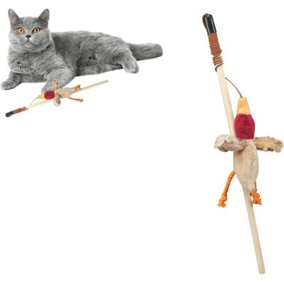 Jouet pour chat Ethical Skinneeez Forest Friends avec baguette - Jouet pour chat - Publicité Jouet pour chat Ethical Skinneeez Forest Friends avec baguette - Jouet pour chat - Publicité
