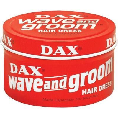 Cire coiffante Dax Wave & Groom - Forte, Rouge, 99g - Publicité Cire coiffante Dax Wave & Groom - Forte, Rouge, 99g - Publicité