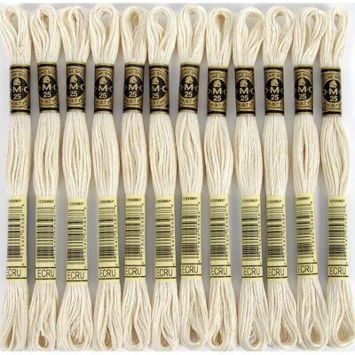 DMC Ecru 6-Strand Embroidery Cotton - Embroidery Cotton DMC Ecru 6-Strand Embroidery Cotton - Embroidery Cotton