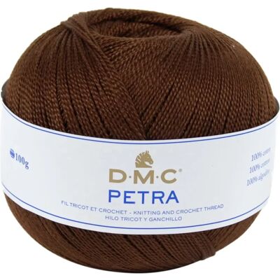 DMC Petra Rozmiar 5 Ciemnobrązowa Nić - Nić DMC Petra Rozmiar 5 Ciemnobrązowa Nić - Nić
