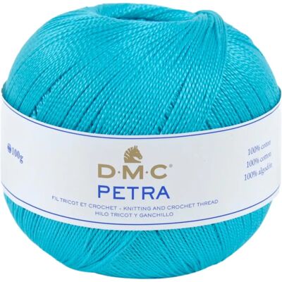 Fil DMC Petra - Coton Taille 5 - Bleu - Publicité Fil DMC Petra - Coton Taille 5 - Bleu - Publicité