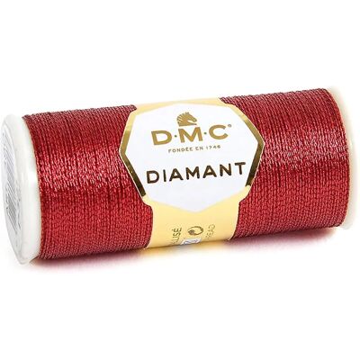 Fil métallique DMC Diamant - Rubis Rouge - Fil à broder - Publicité Fil métallique DMC Diamant - Rubis Rouge - Fil à broder - Publicité