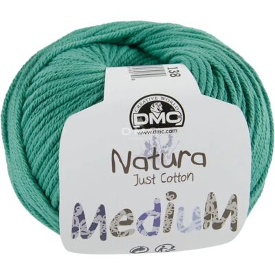 DMC Natura Medium - 138 Dmc - Coton 100% - Vert Opal - Taille M - Fil DMC Natura Medium - 138 Dmc - Coton 100% - Vert Opal - Taille M - Fil