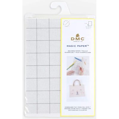 Papel Mágico DMC A4 - Para ponto de cruz Papel Mágico DMC A4 - Para ponto de cruz