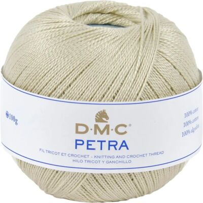 Fil de coton mercerisé beige DMC Petra - Crochet & Tricot - Publicité Fil de coton mercerisé beige DMC Petra - Crochet & Tricot - Publicité