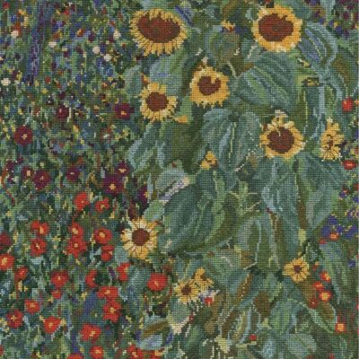 DMC - Farm Garden with Sun - 6 pts/cm - Canvas - Stitch Kit DMC - Farm Garden with Sun - 6 pts/cm - Canvas - Stitch Kit