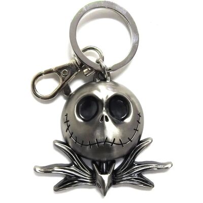 Porte-clé en métal Jack Head - Le Nightmare Before Christmas - Porte-clé Monogramme - Publicité Porte-clé en métal Jack Head - Le Nightmare Before Christmas - Porte-clé Monogramme - Publicité