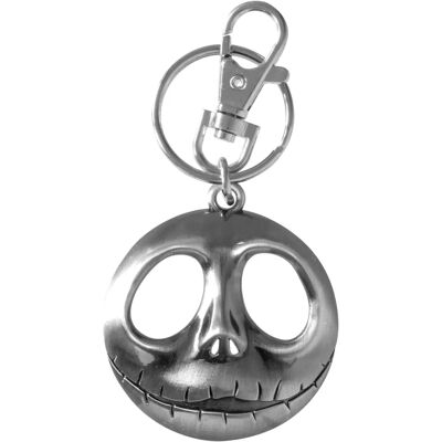 Monogramm Jack Skellington Kopf Schlüsselring - Schlüsselbund - Metall - Offiziell Monogramm Jack Skellington Kopf Schlüsselring - Schlüsselbund - Metall - Offiziell