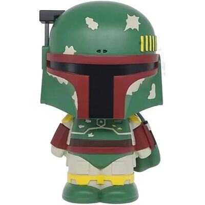 Tirelire Boba Fett Monogram - PVC durable multicolore - 7 pouces Tirelire Boba Fett Monogram - PVC durable multicolore - 7 pouces