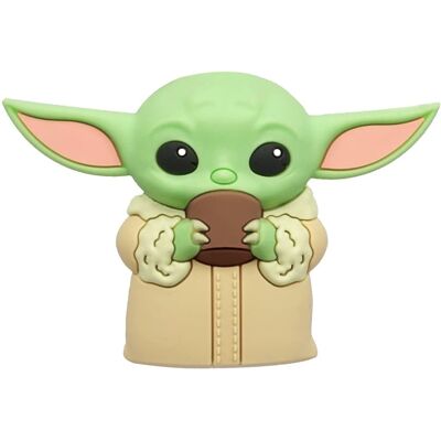 Monogram The Mandalorian Grogu Feeding Time 3D Foam Magnet - Magnet Monogram The Mandalorian Grogu Feeding Time 3D Foam Magnet - Magnet