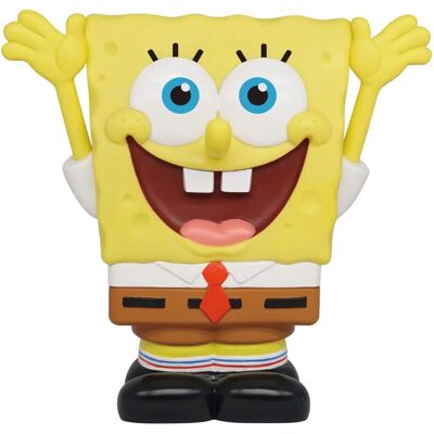 Salvadanaio in PVC con figura SpongeBob SquarePants - Alto 8" - Slot per monete sul retro Salvadanaio in PVC con figura SpongeBob SquarePants - Alto 8" - Slot per monete sul retro