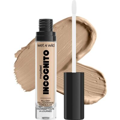 Wet n Wild Megalast Incognito Full Dekning Concealer - Middels Nøytral Wet n Wild Megalast Incognito Full Dekning Concealer - Middels Nøytral