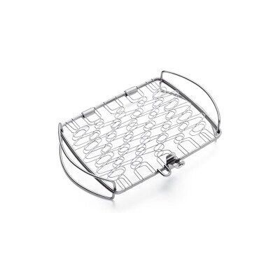 Weber Modell 6470 Edelstahl Grillzubehör - Kleine Fisch- und Gemüsekorb Weber Modell 6470 Edelstahl Grillzubehör - Kleine Fisch- und Gemüsekorb