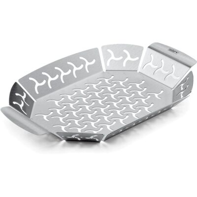 Harmaa Premium Grilli-Kori Weber - Pieni/Keskikokoinen - Kasviksiin ja Pieniin Paloihin Harmaa Premium Grilli-Kori Weber - Pieni/Keskikokoinen - Kasviksiin ja Pieniin Paloihin