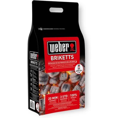 Weber Modello 17590 Carbone - Naturale 4kg per Griglia Weber Modello 17590 Carbone - Naturale 4kg per Griglia
