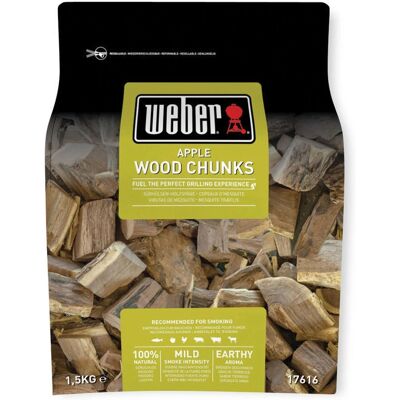 Weber Model - Appelhout Blokken voor Roken Weber Model - Appelhout Blokken voor Roken