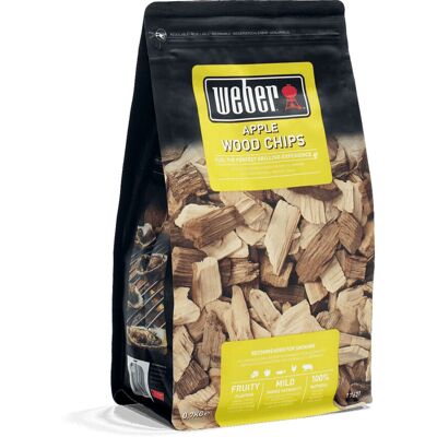 Pellett di Legno di Mela Weber - Accessorio per Barbecue/Grill - Chips per Fumare Pellett di Legno di Mela Weber - Accessorio per Barbecue/Grill - Chips per Fumare