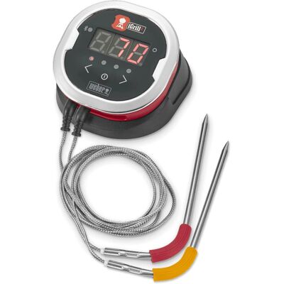 Thermomètre alimentaire Bluetooth Weber iGrill 2 - Accessoire barbecue intelligent - Publicité Thermomètre alimentaire Bluetooth Weber iGrill 2 - Accessoire barbecue intelligent - Publicité