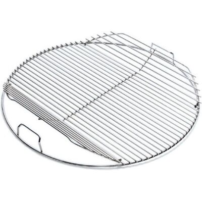 Weber RVS 57cm Scharnierende BBQ Grillrek - Buitenaccessoire Weber RVS 57cm Scharnierende BBQ Grillrek - Buitenaccessoire
