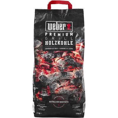 Weber Premium-Holzkohle - Holzkohle für Grill - 3 kg Weber Premium-Holzkohle - Holzkohle für Grill - 3 kg