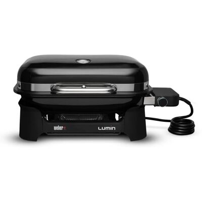Weber Lumin Kompakt Elektrischer Grill - Schwarz, 2200W Weber Lumin Kompakt Elektrischer Grill - Schwarz, 2200W