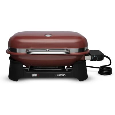 Barbecue électrique Weber Lumin 2000 W Rouge Multifonction - Publicité Barbecue électrique Weber Lumin 2000 W Rouge Multifonction - Publicité