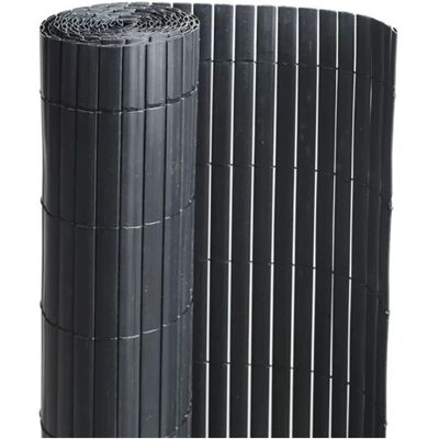 JARDIDECO - Canisse PVC Double Face Noir - Noir - 6 m - Écran de jardin - Publicité JARDIDECO - Canisse PVC Double Face Noir - Noir - 6 m - Écran de jardin - Publicité