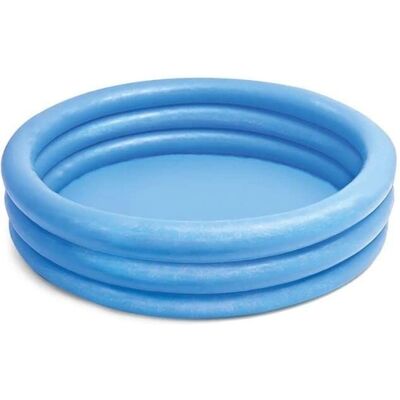 Intex Crystal Blue 45x10 Inflatable Kiddie Pool - Inflatable Pool Intex Crystal Blue 45x10 Inflatable Kiddie Pool - Inflatable Pool