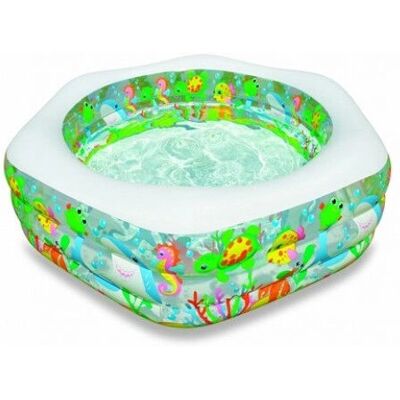 Intex Ocean Reef Pool - Nafukovací dětský bazén - Průhledný oceánský vzhled Intex Ocean Reef Pool - Nafukovací dětský bazén - Průhledný oceánský vzhled