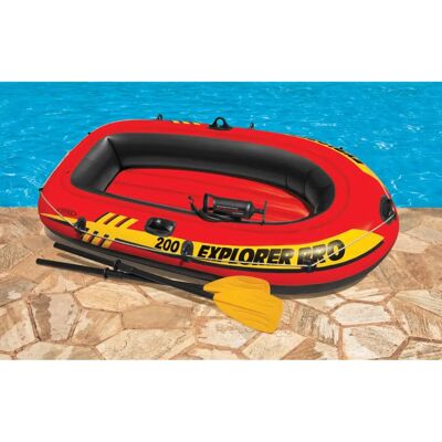 Intex Explorer Pro 200 Opblaasbare Boot - 2 Personen Intex Explorer Pro 200 Opblaasbare Boot - 2 Personen