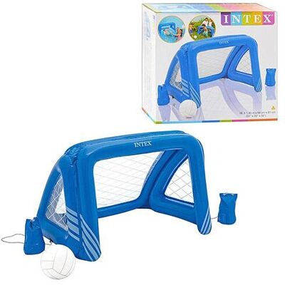 Intex Inflatable Water Polo Goals for Pool, Beach, Garden - Water Sports Equipment Intex Inflatable Water Polo Goals for Pool, Beach, Garden - Water Sports Equipment