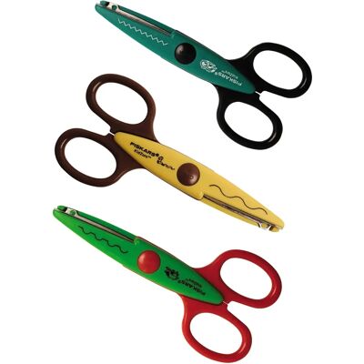 Forbici per bambini con motivi di animali - 13cm - Per destrorsi e mancini Forbici per bambini con motivi di animali - 13cm - Per destrorsi e mancini