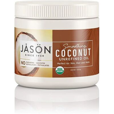 Aceite de Coco Orgánico Jason - 15 oz, Cuidado de piel y cabello Aceite de Coco Orgánico Jason - 15 oz, Cuidado de piel y cabello
