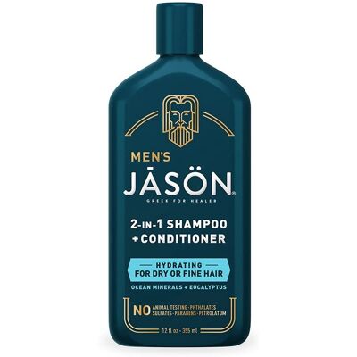 Produits Naturels Jason Hydratant 2-en-1 Shampoo & Après-shampooing - 12 oz - Publicité Produits Naturels Jason Hydratant 2-en-1 Shampoo & Après-shampooing - 12 oz - Publicité