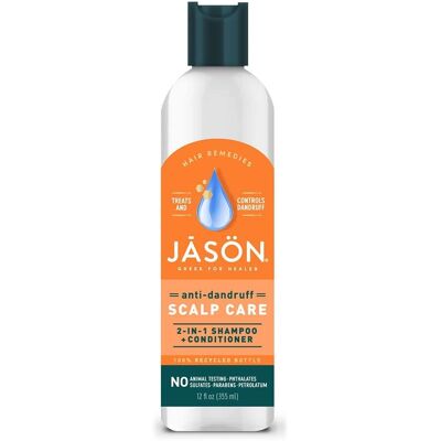 Jason Natural Anti-Dandruff Scalp Care - Shampoo + Conditioner - 355ml Jason Natural Anti-Dandruff Scalp Care - Shampoo + Conditioner - 355ml