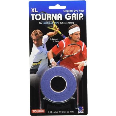 Overgrip Tournagrip original - 3 unités transparentes - Publicité Overgrip Tournagrip original - 3 unités transparentes - Publicité