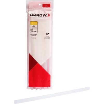 Arrow AP10 All Purpose Glue Sticks - 254mm Pack of 12 Arrow AP10 All Purpose Glue Sticks - 254mm Pack of 12